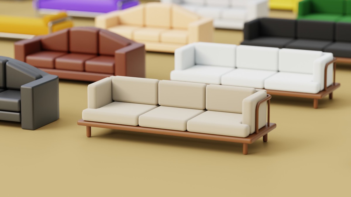 Cozy Furniture - Sofas & Couches Pack