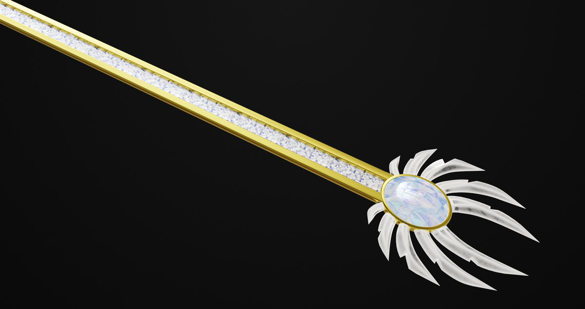 Fantasy Trident 08 URP HDRP Textures