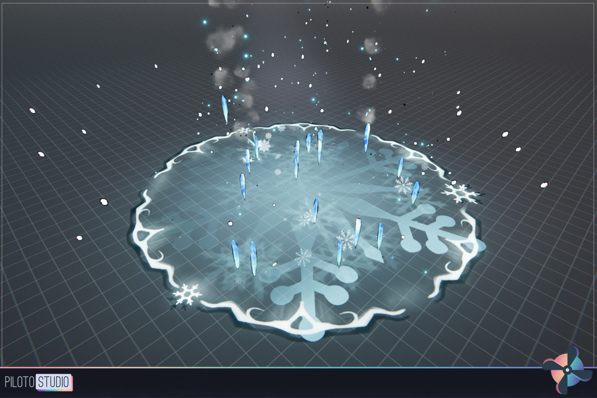 Roguelike Magic Ice VFX