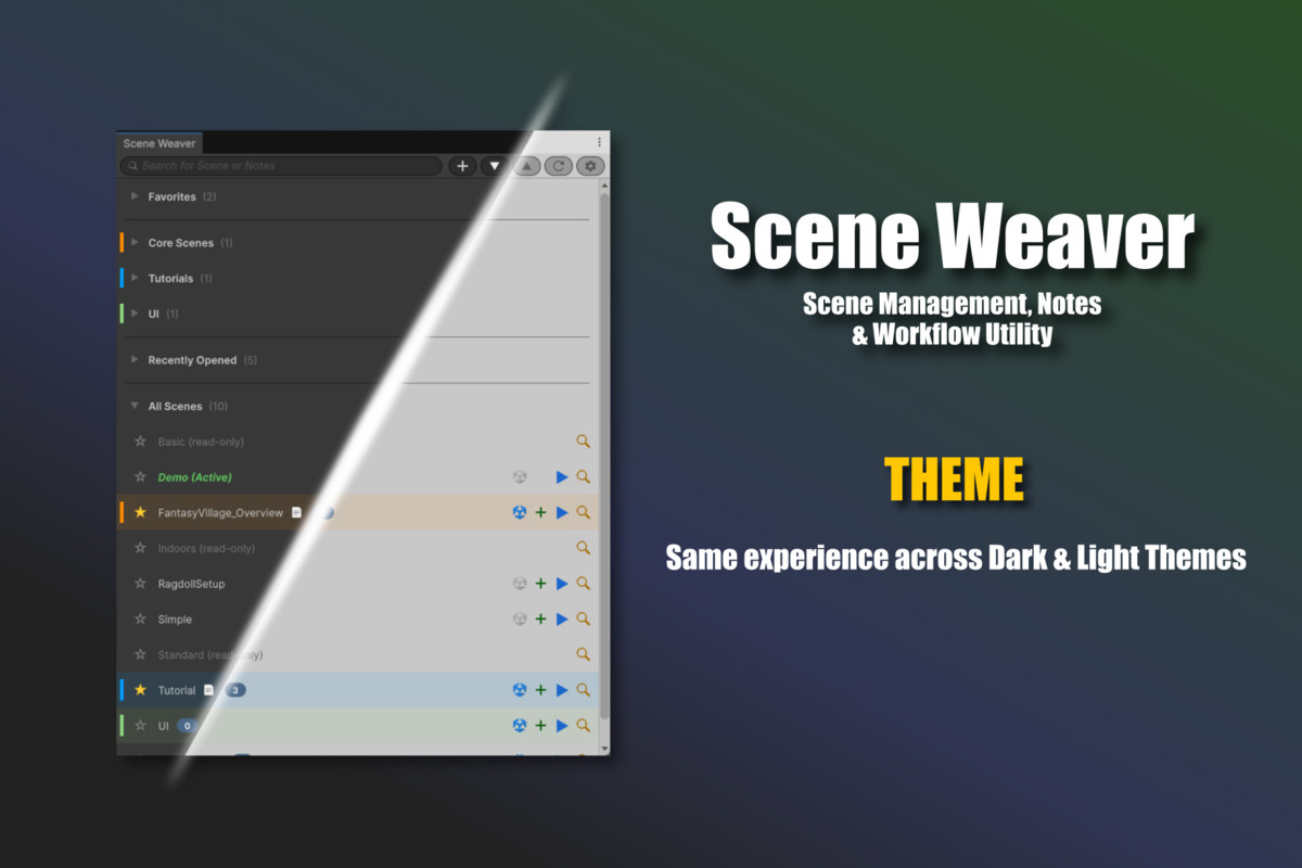 Scene Weaver - Scene Management, Notes & Workflow Utility