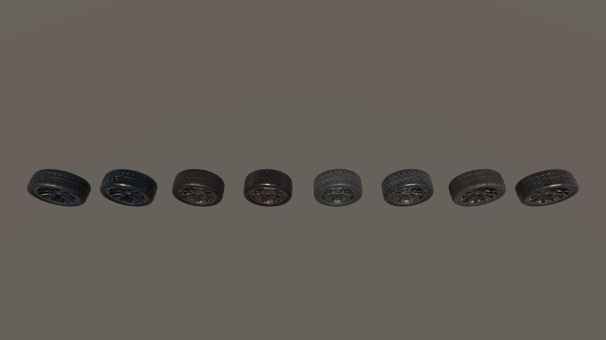 Kryxen Wheel V1 - Dark_Chrome - Game Ready