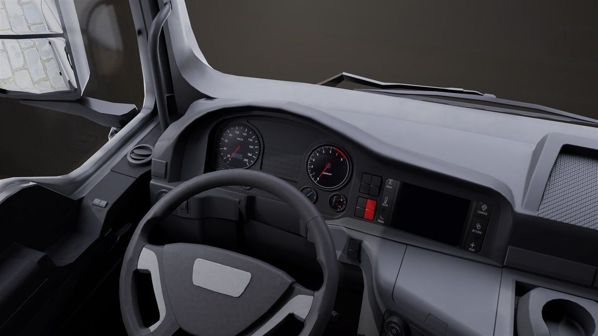 Heavy Truck 04 Chassis Yellow