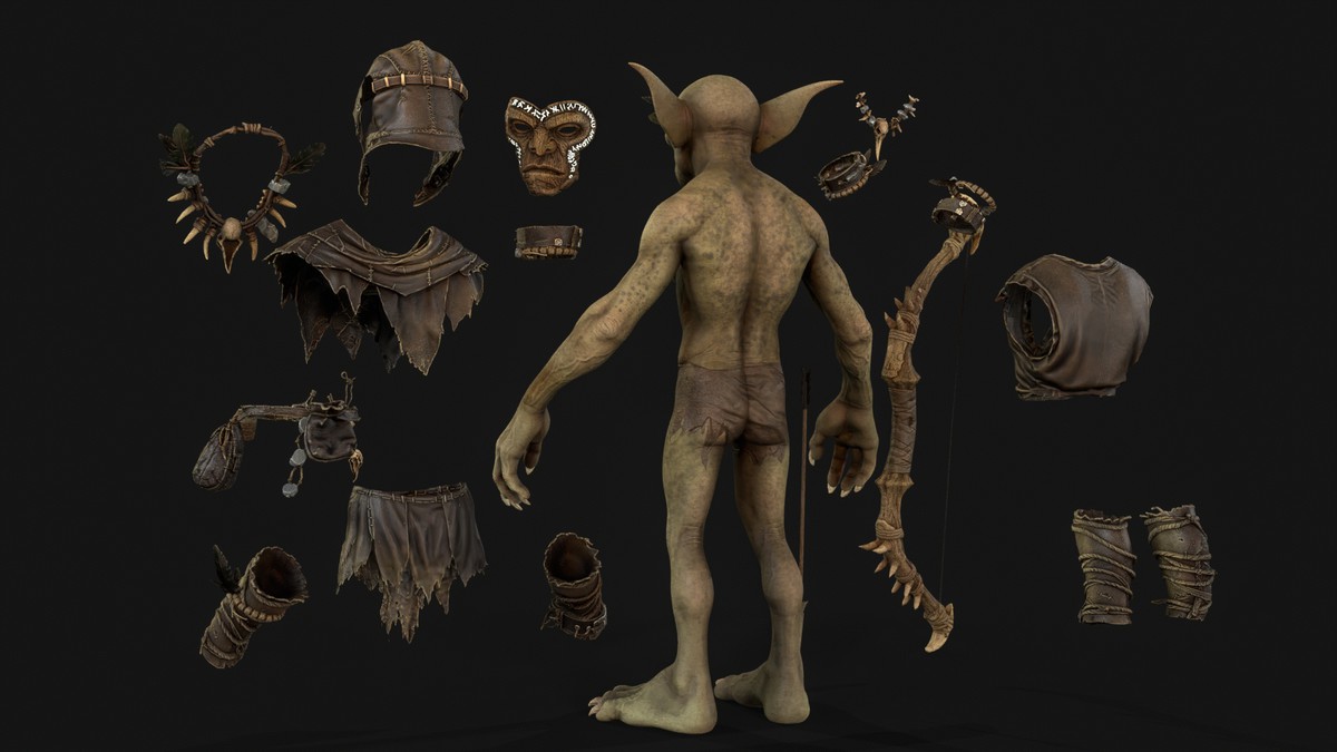 Goblin Archer Game Ready