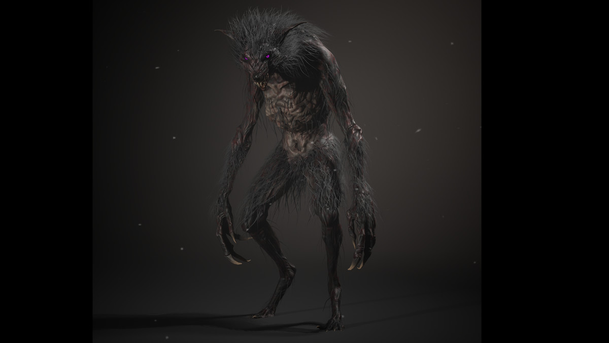 Feral Werewolf Monster