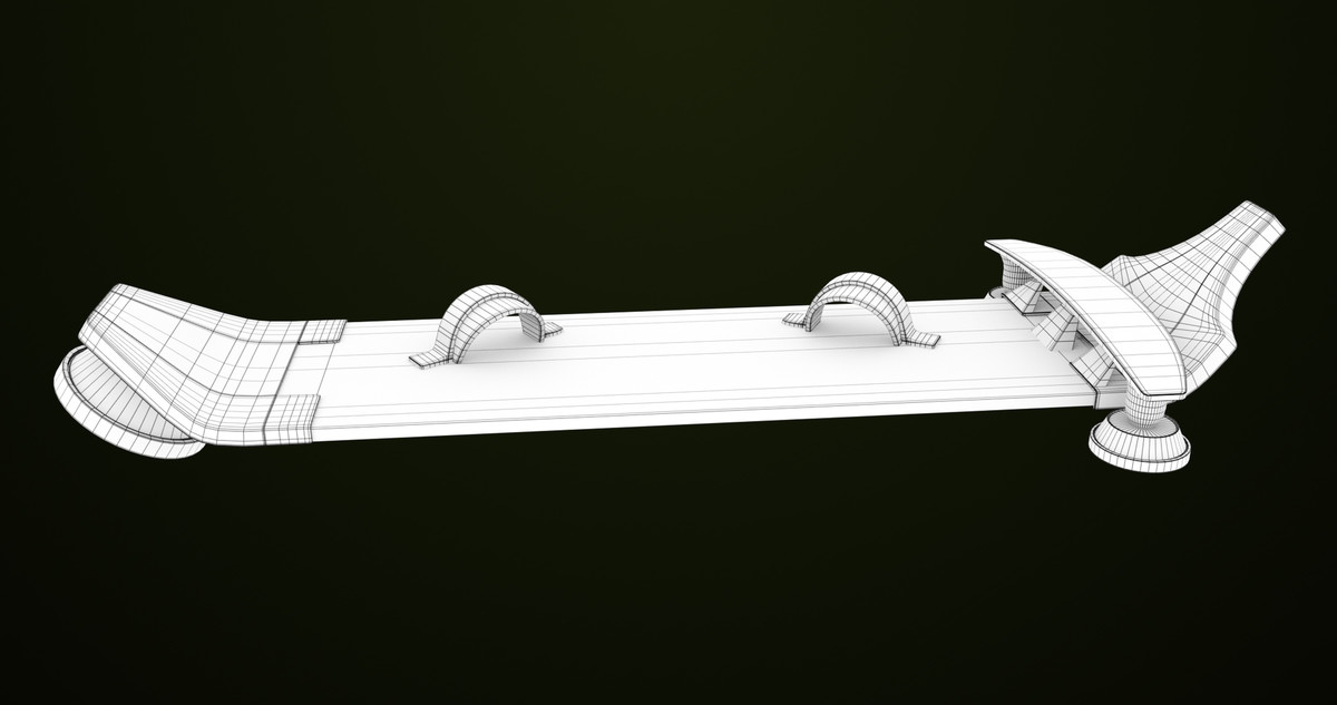 Sci Fi Hoverboard 08 URP HDRP Textures