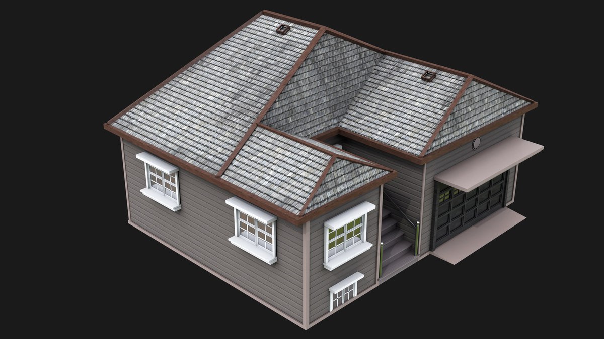 House 02 URP HDRP Textures