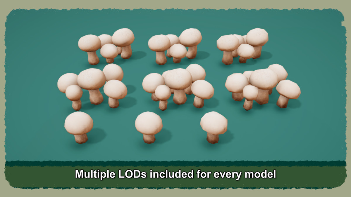 PIDI COSY: Stylized Mushrooms Vol 1