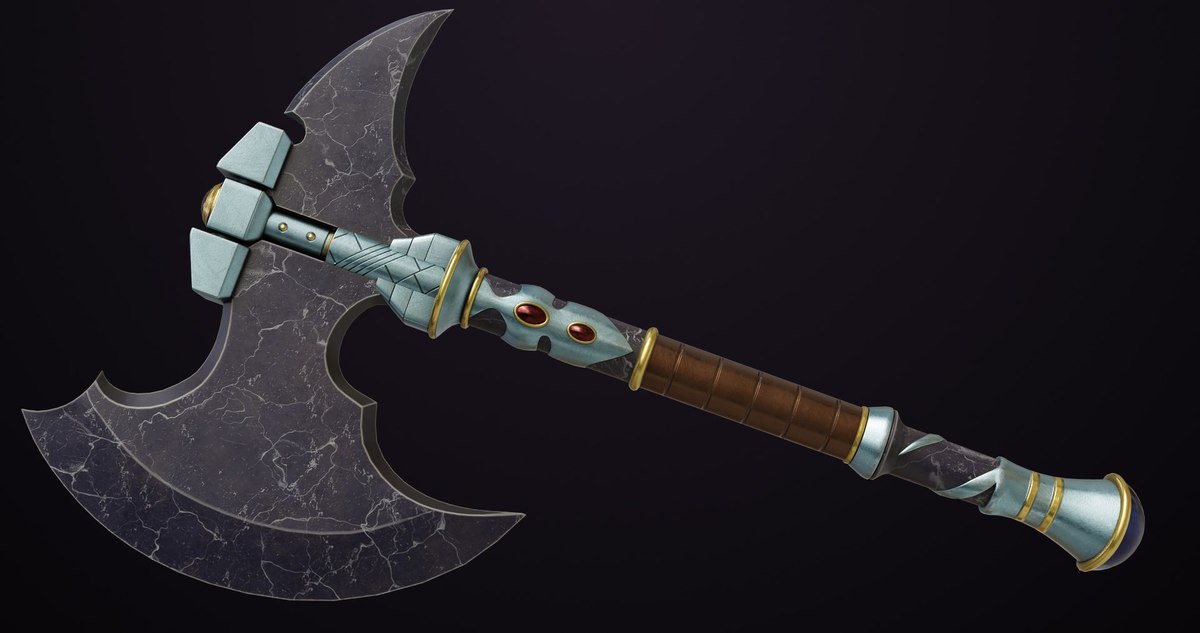 6 Battle Axes Collection 01 URP HDRP Textures