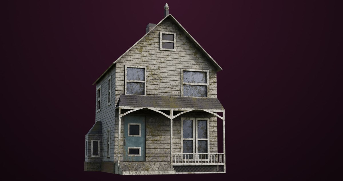 Old Dusty Vintage House 01 URP HDRP Textures