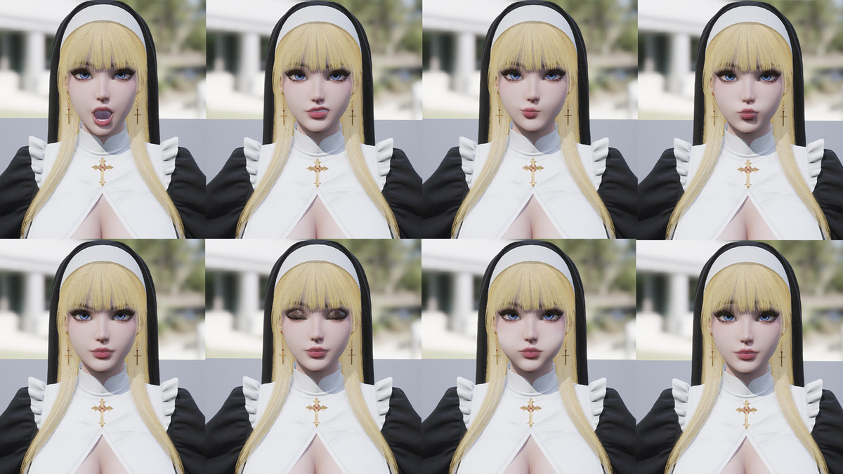 Nun Celestia - Female Character Series