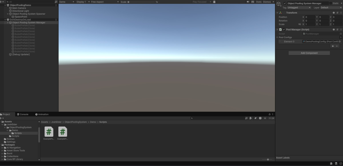Pooled Object System