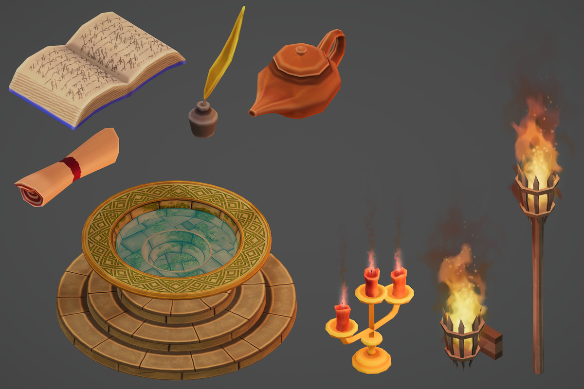 Ruins Forest Environment