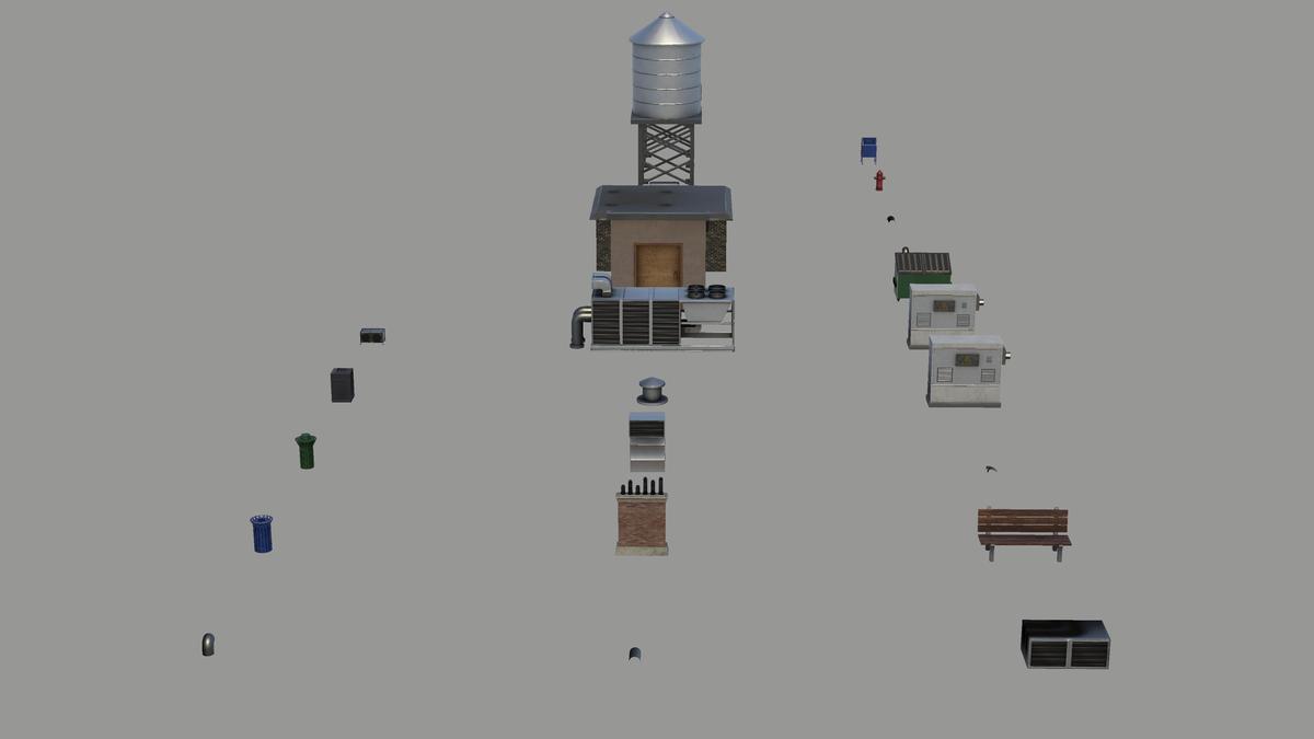 HexForge Urban Props Pack