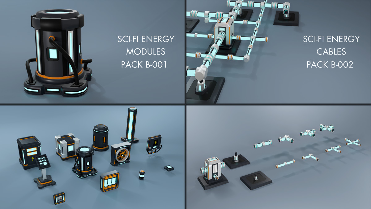 LOW POLY SCI-FI ULTIMATE ASSET LIBRARY