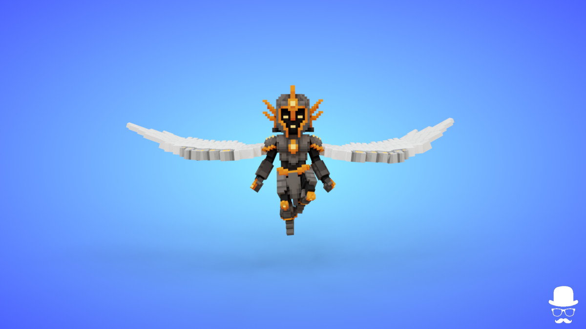 Voxel Angel Characters Pack