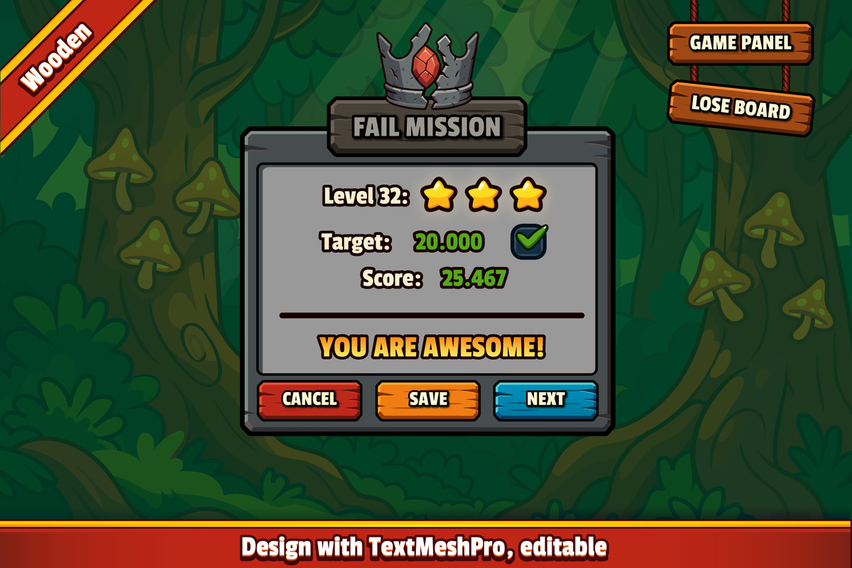 Mystic Realm - Wooden GUI Pack