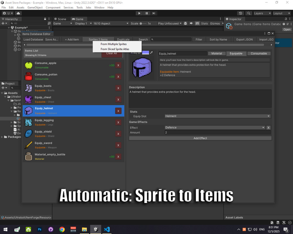 ItemForge - Advanced Inventory System
