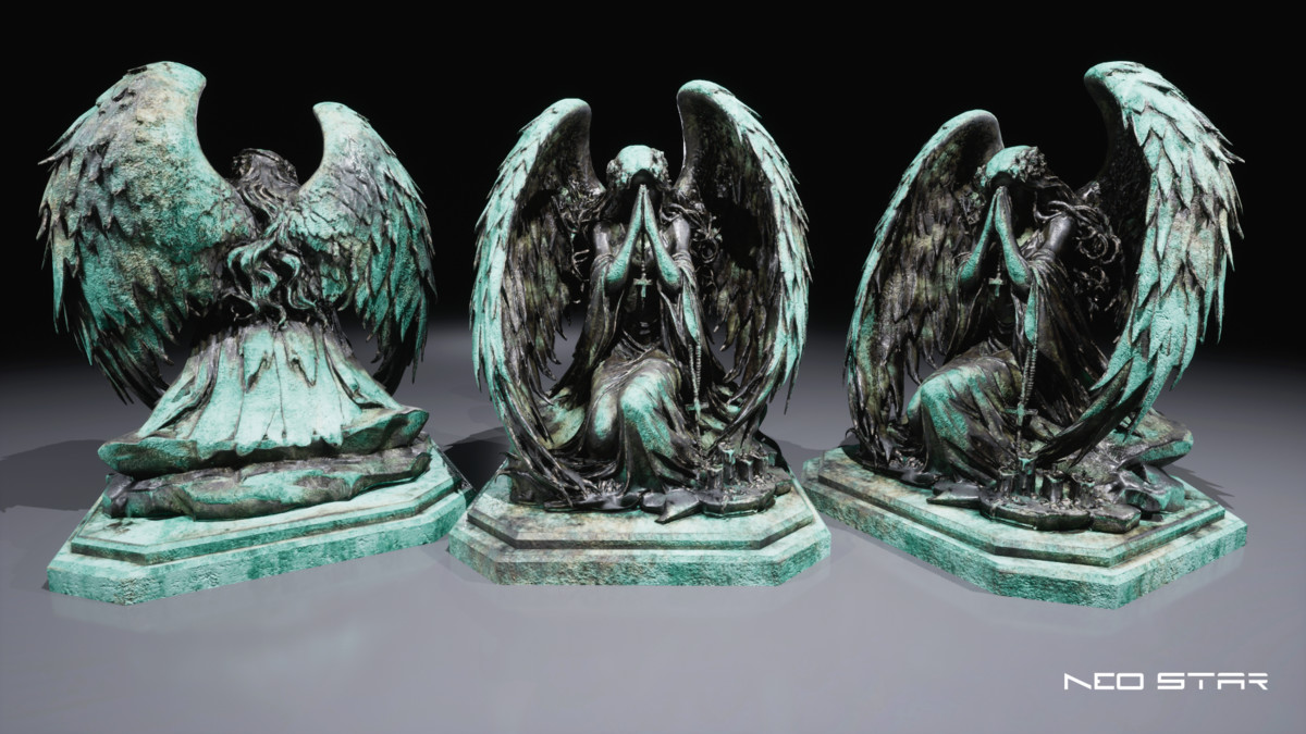 Angel Statues Pack