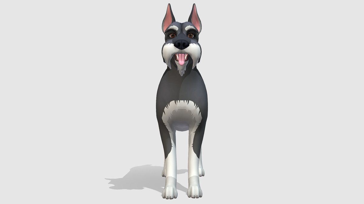 Cartoon Dog - Schnauzer