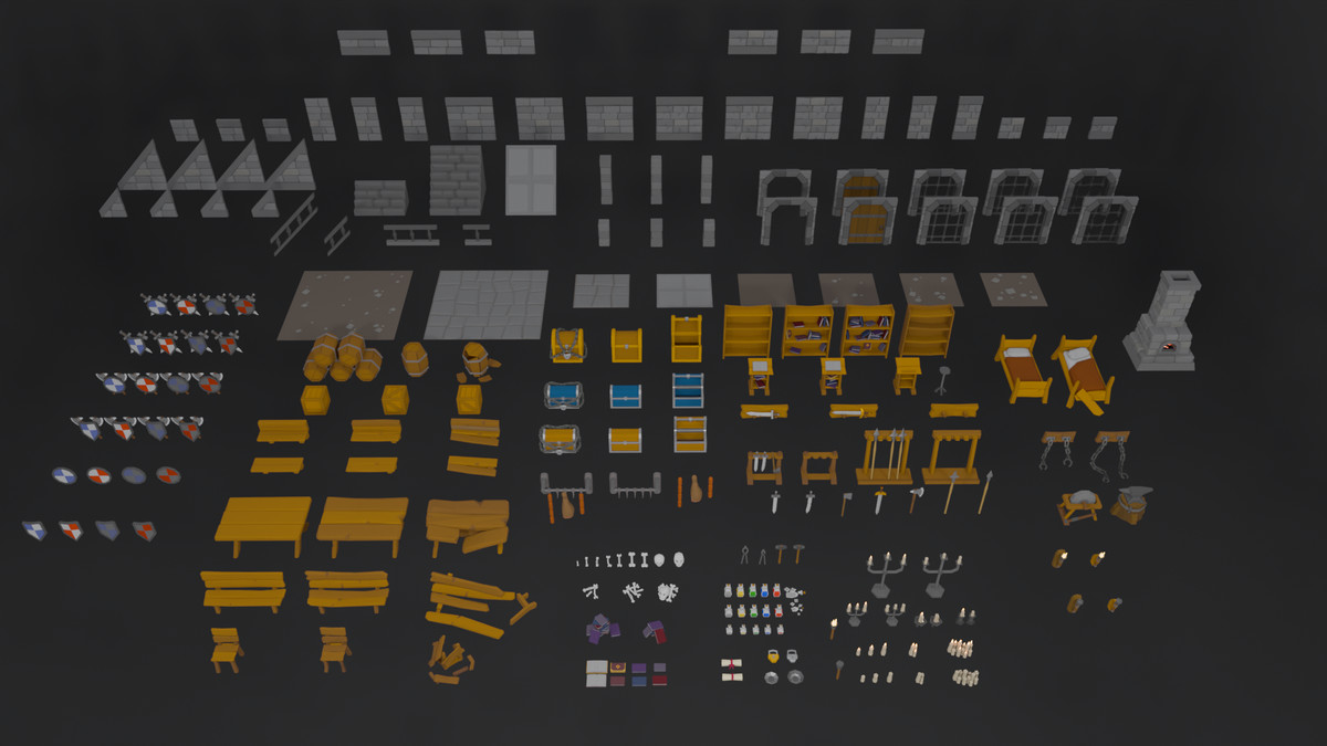 Ultimate Low Poly Dungeon Pack