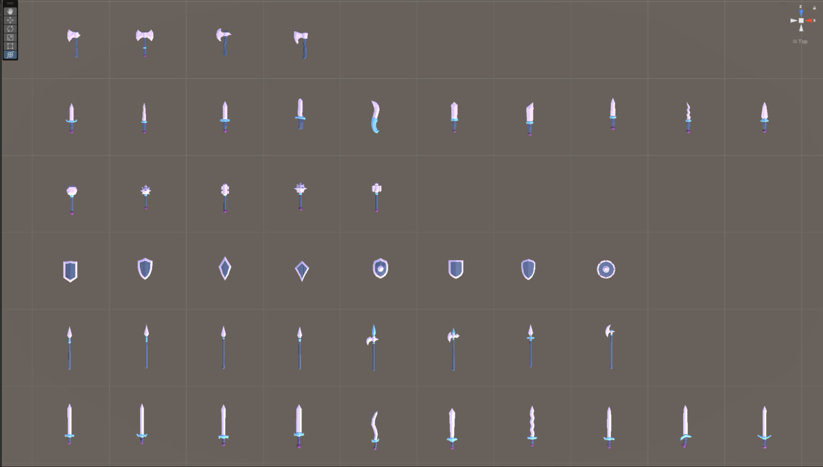 Fantasy Melee Weapons - Low Poly Pack