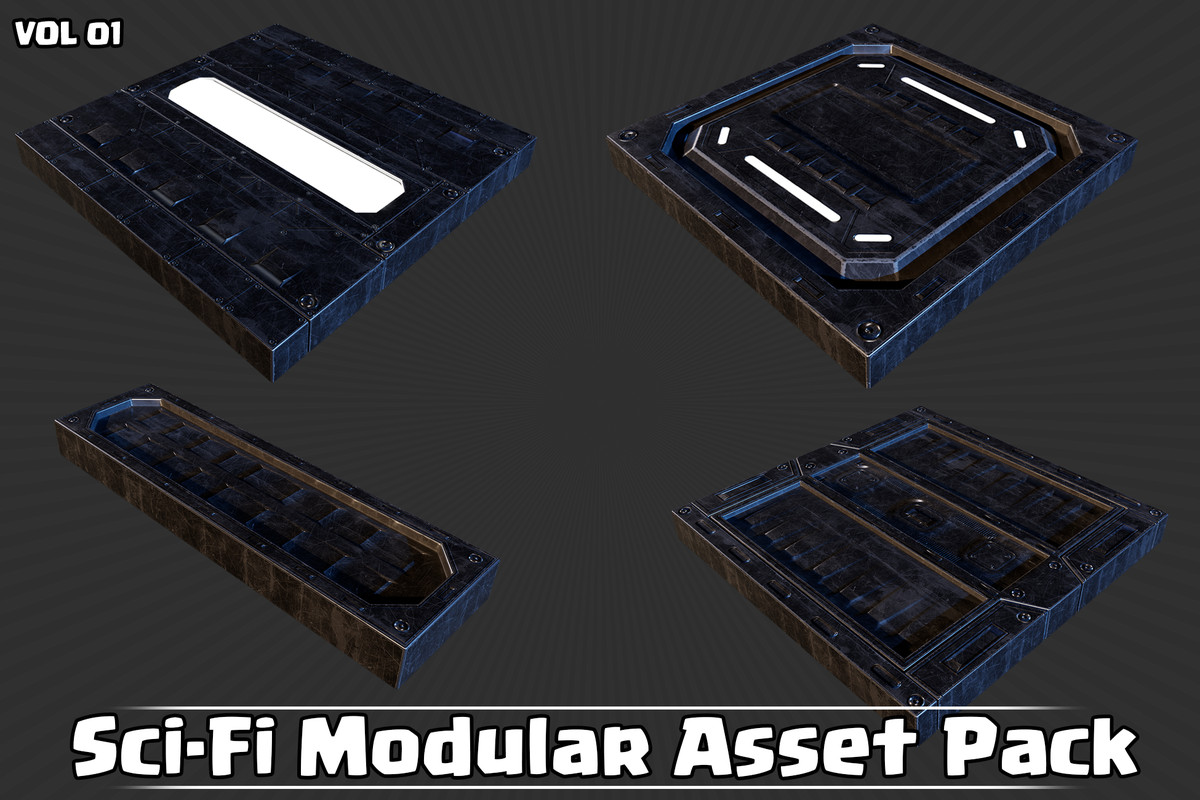 Sci-Fi Modular Assets