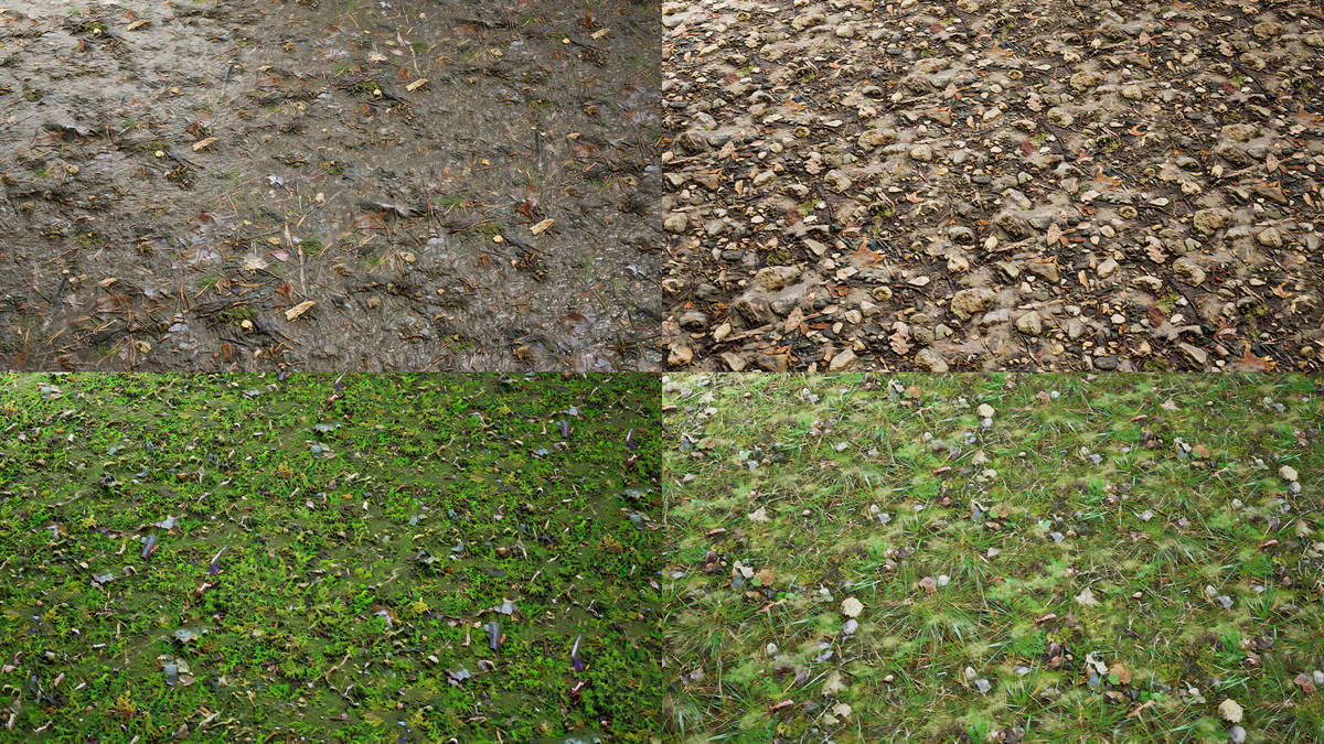 Realistic Materials - Forest Ground 2