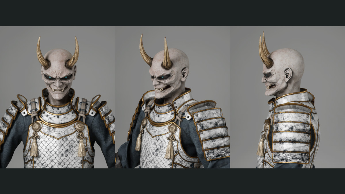 Oni Samurai Character