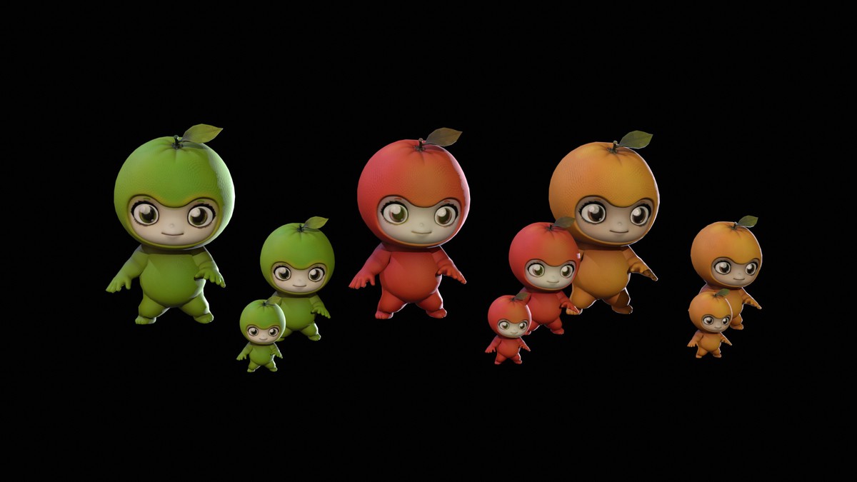 Chibi Fruit Orange
