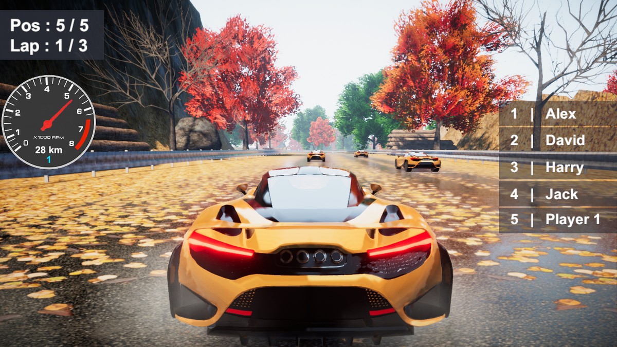Racing Game Fall 2