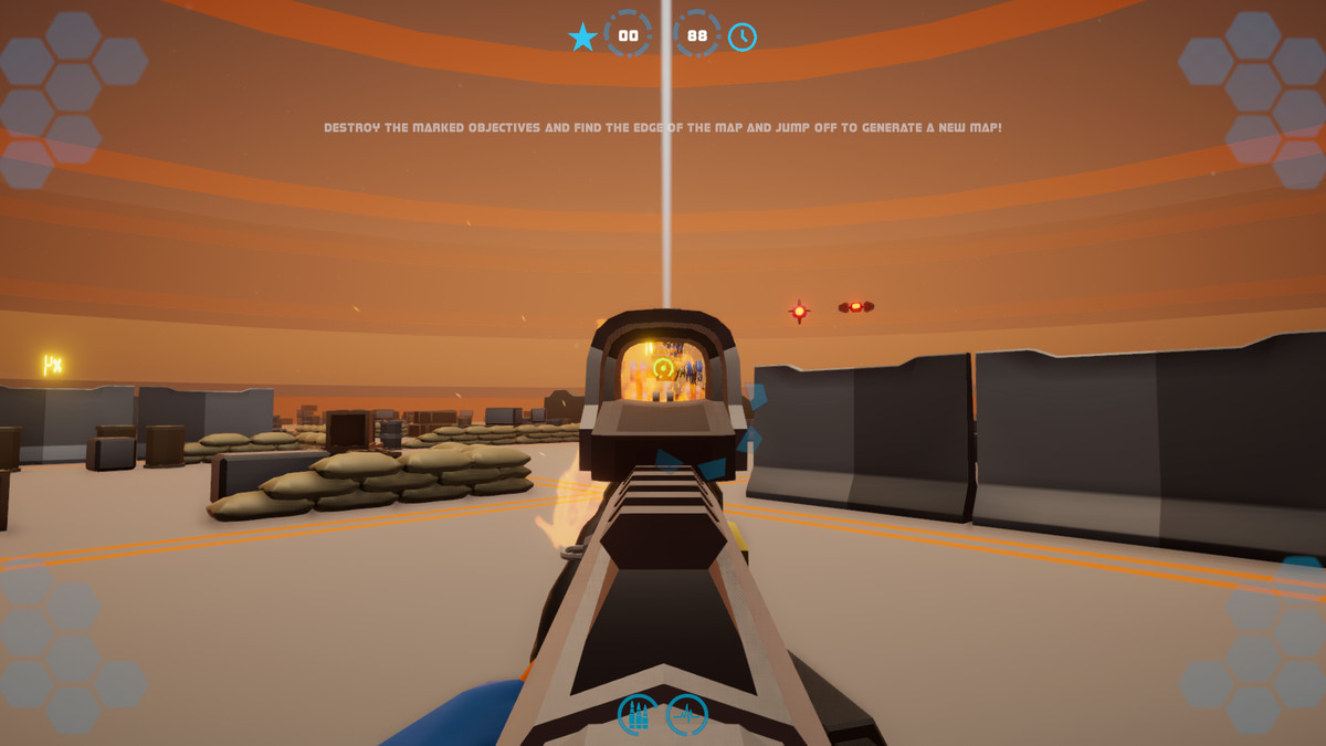 Sci-fi FPS Randomly Generated Full Game Example Template