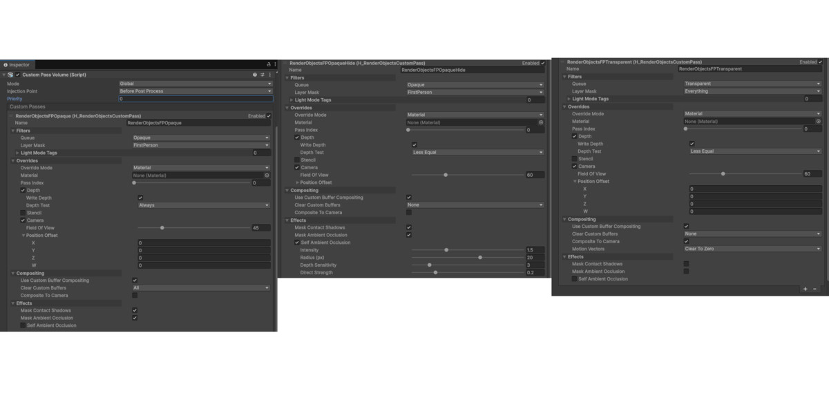 H_RenderObjects Custom Pass for HDRP