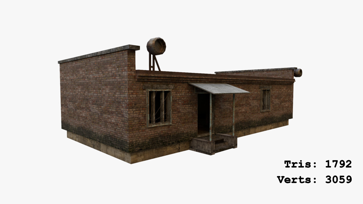 Abandoned Apocalyptic Buildings Mega Pack