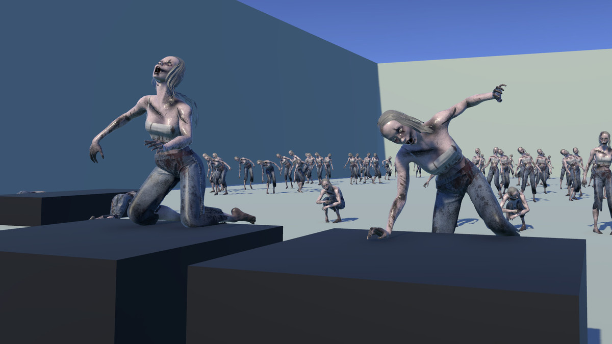 Female Zombie Animations