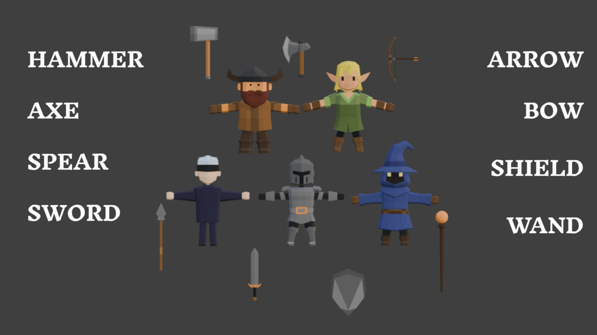 LOWPO: Medieval Fantasy Characters