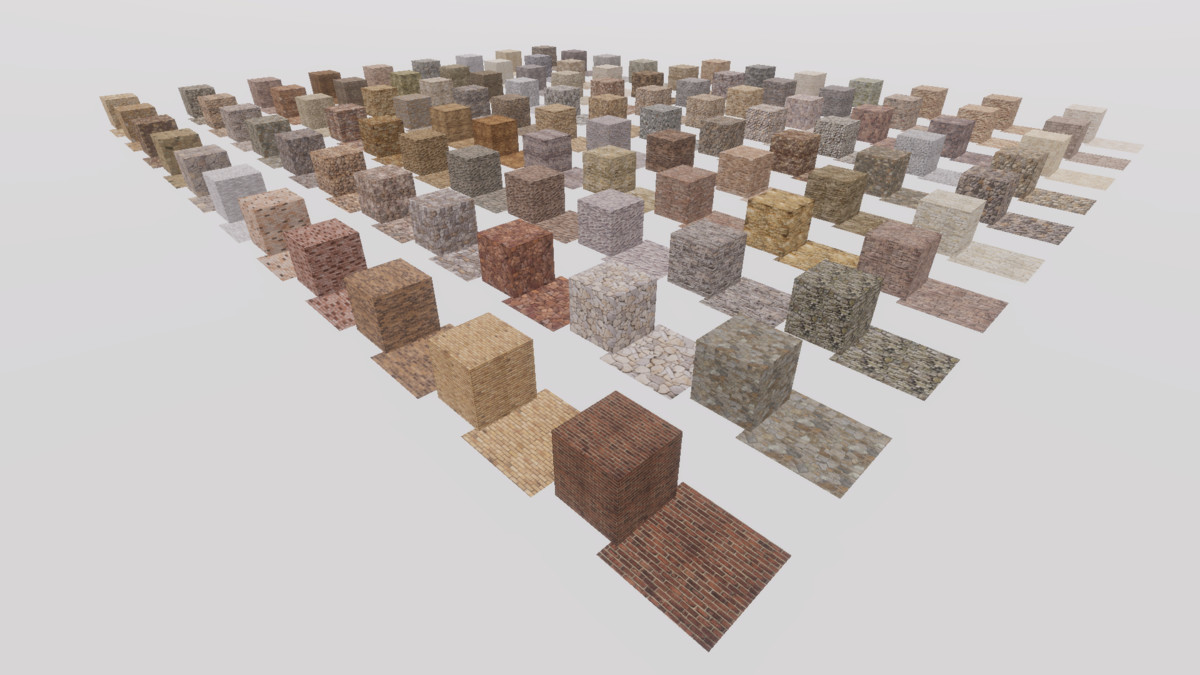 Stone Walls HDRP - texture maps & materials