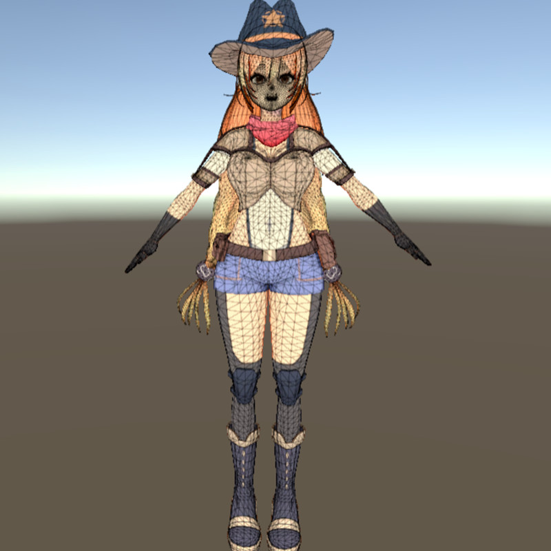 Anime Combat Cowgirl