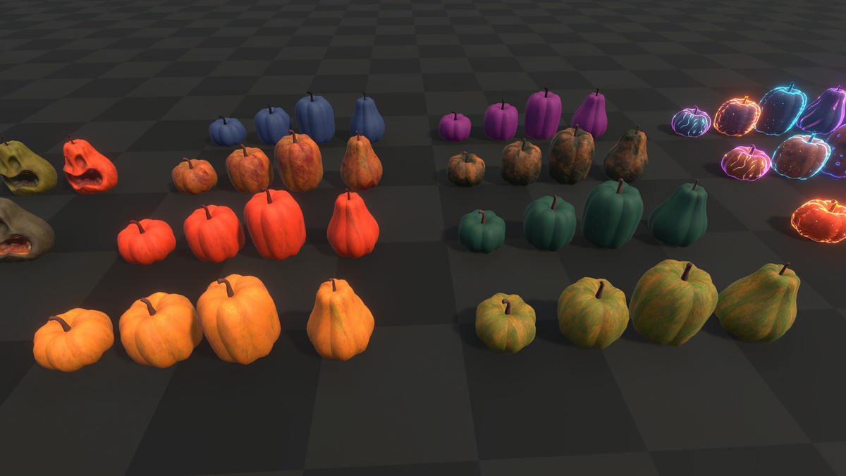 Halloween Pumpkins Fantasy Pack