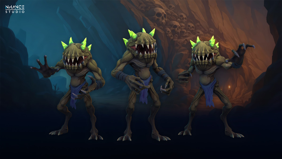 Stylized Cave Crystal Creatures Pack