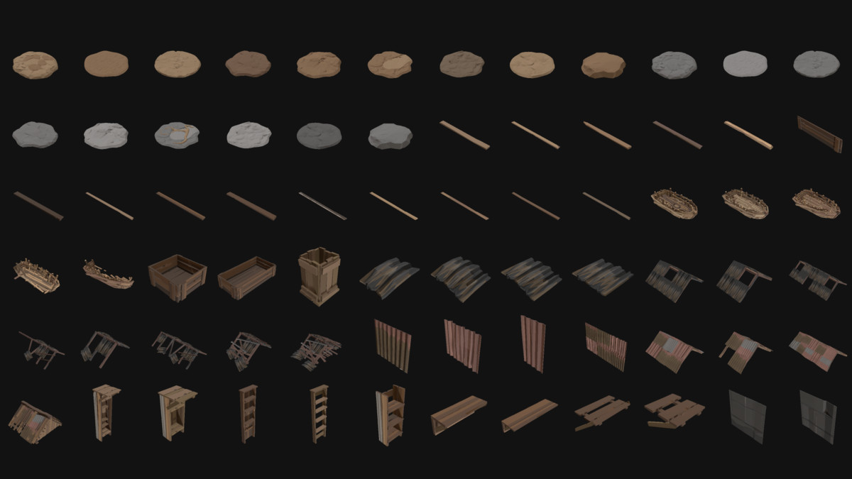 Low Poly Swamp Village – ModulaCraft PRO