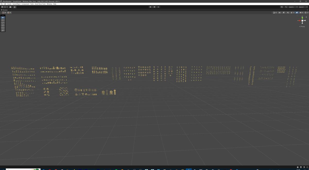 Alien Character Megapack with Unique Alphabet (500+ letters)