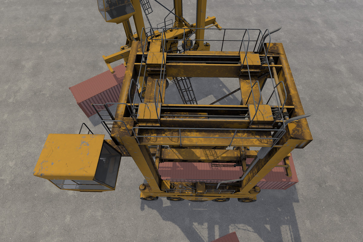 Straddle Crane