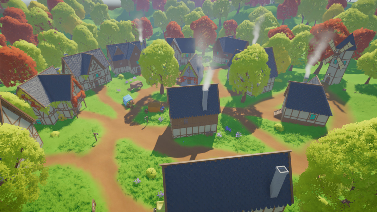 VERDANT Low Poly Modular Medieval Village