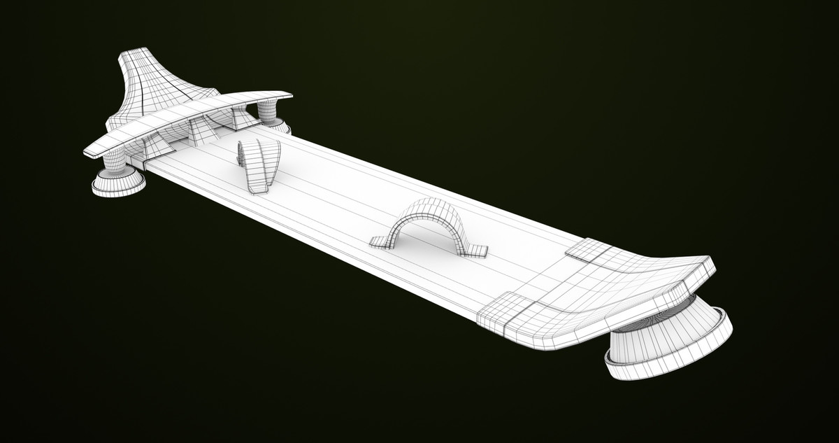 10 Sci Fi Hoverboards URP HDRP Textures
