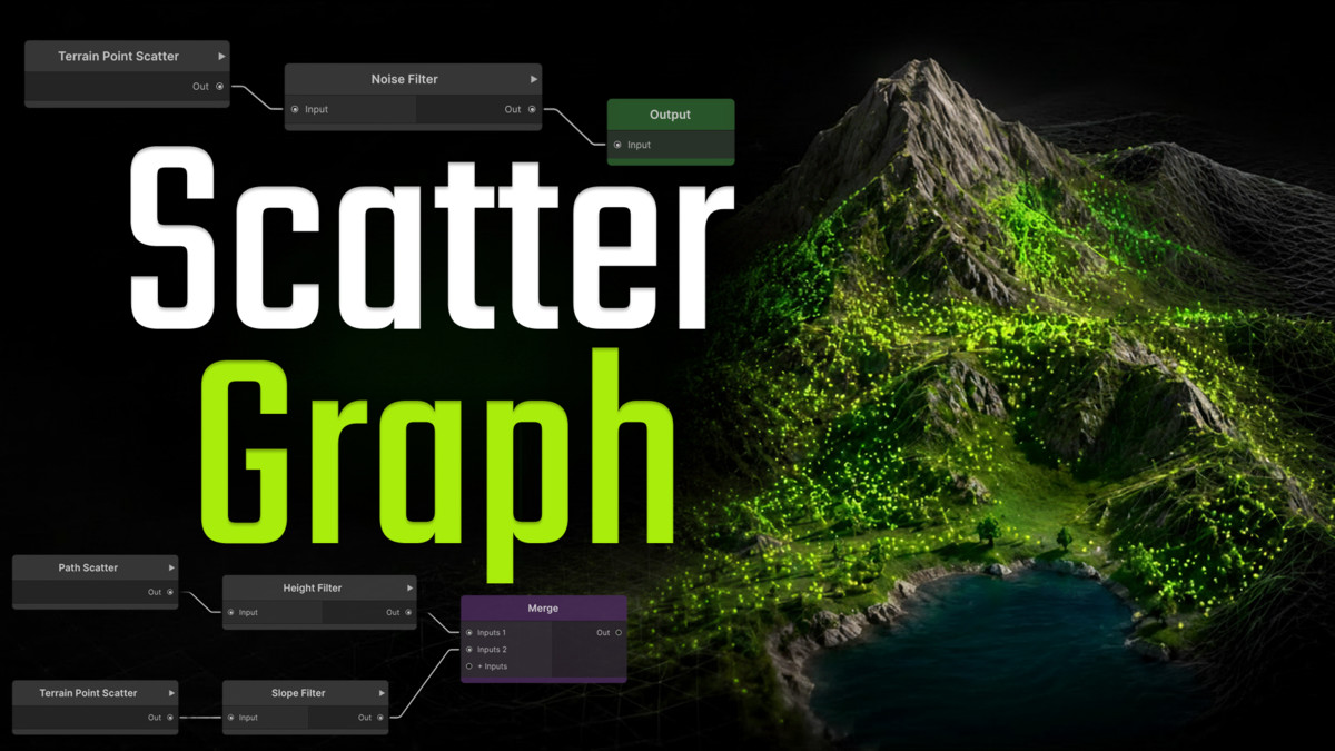 Scatter Graph - Procedural Placement & Runtime Spawning