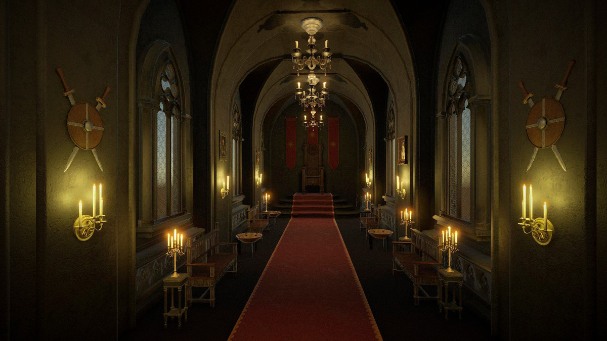 Gothic Throne Hall (MODULAR)