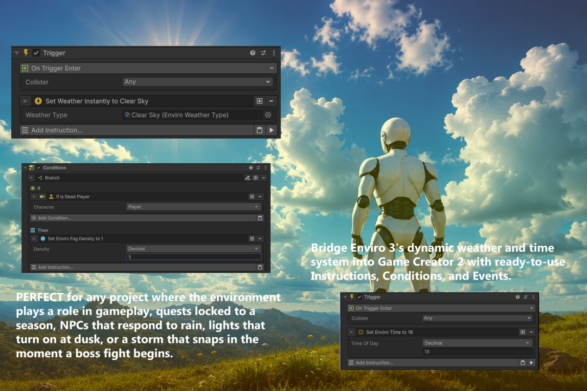 Integration for Enviro and Game Creator 2