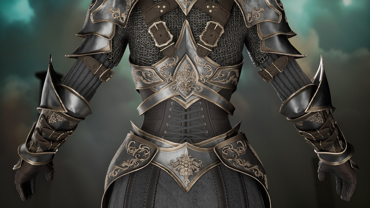 Medieval Fantasy Warrior Woman