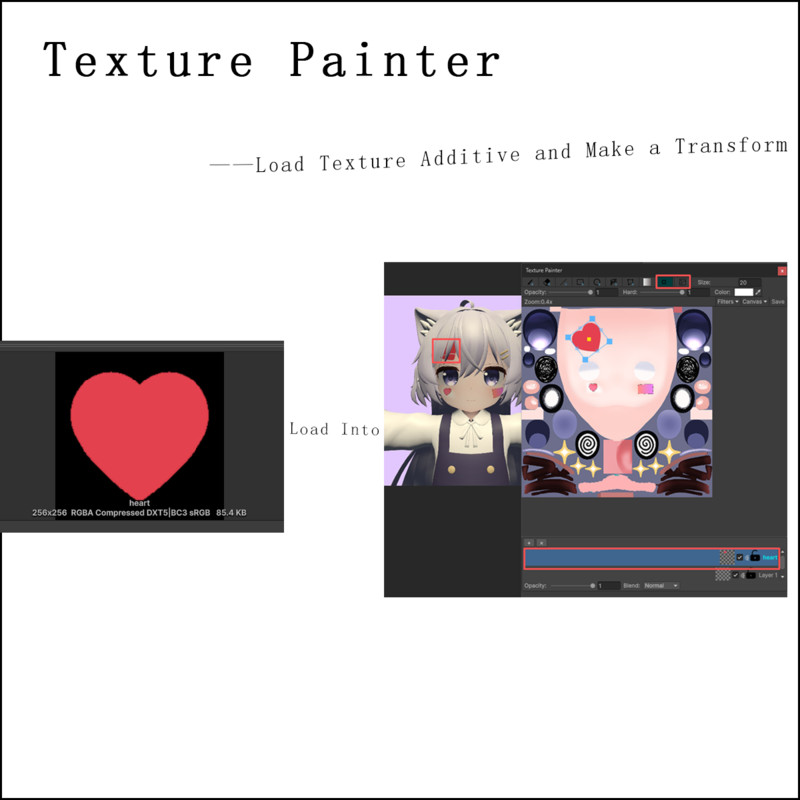 Material Editor With Texture Painter