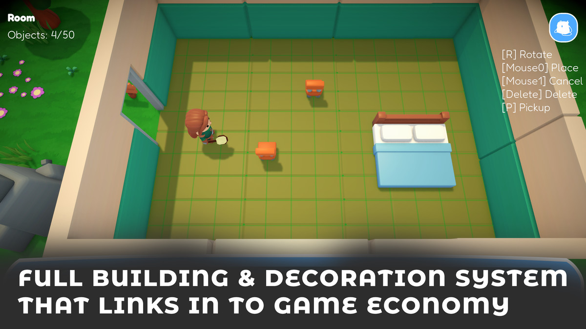 Cozy Game Template | Cozy Game/Fishing/Digging/Home Deco/RPG Template